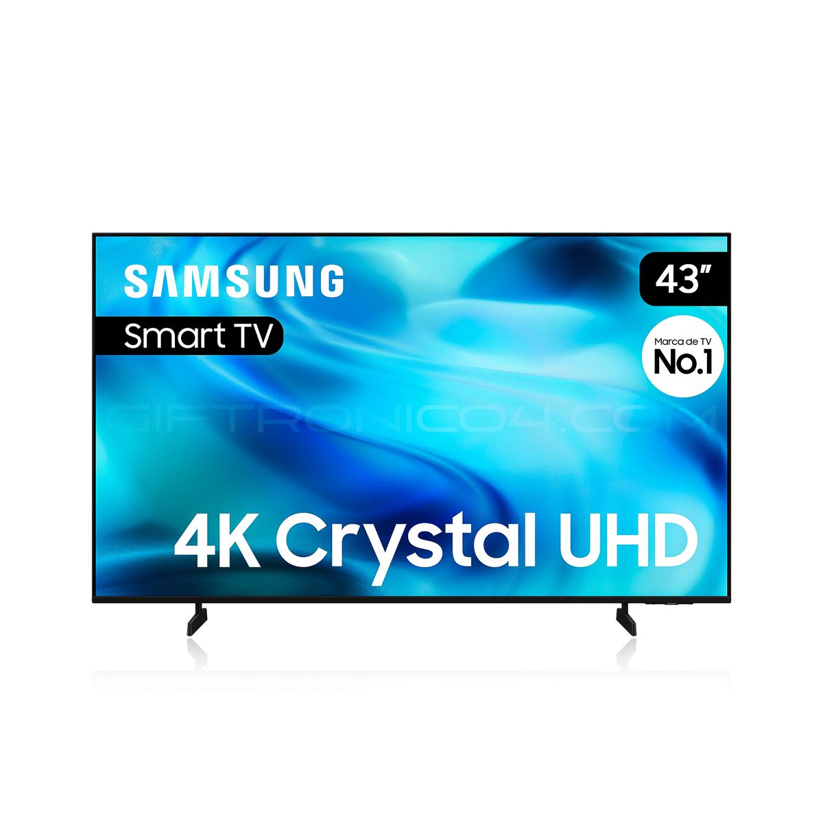 SAMSUNG - Televisor Samsung 43″ U8500H Crystal UHD 4K Smart TV | Diseño Metal Stream y Tizen OS