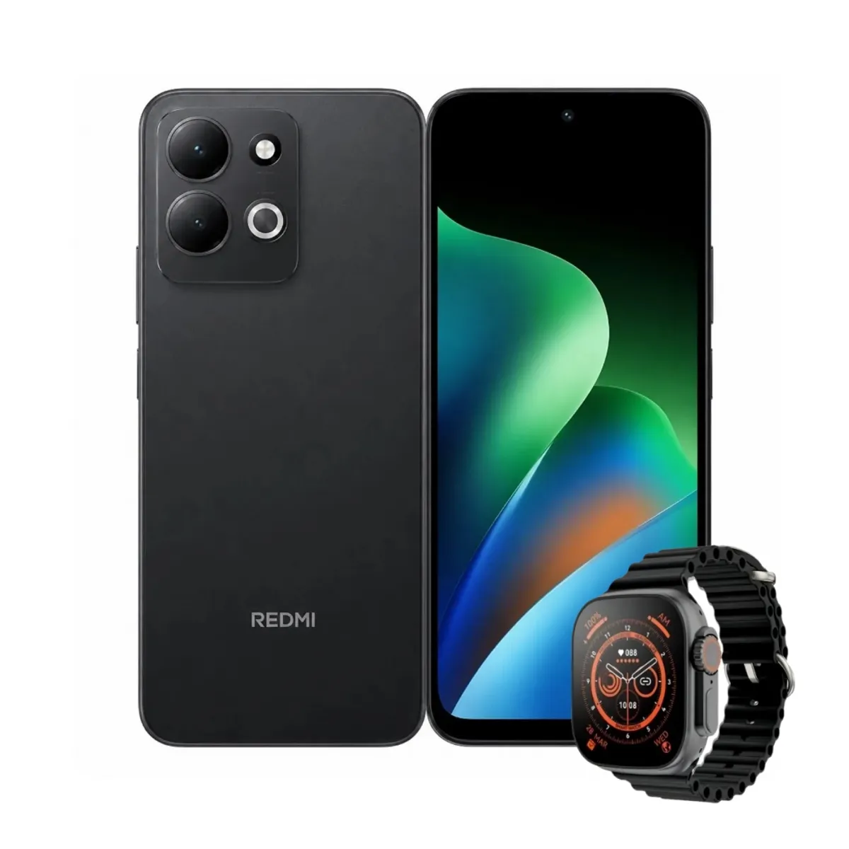 XIAOMI - Xiaomi Redmi 17 256GB 4GB Ram Negro + Smartwatch