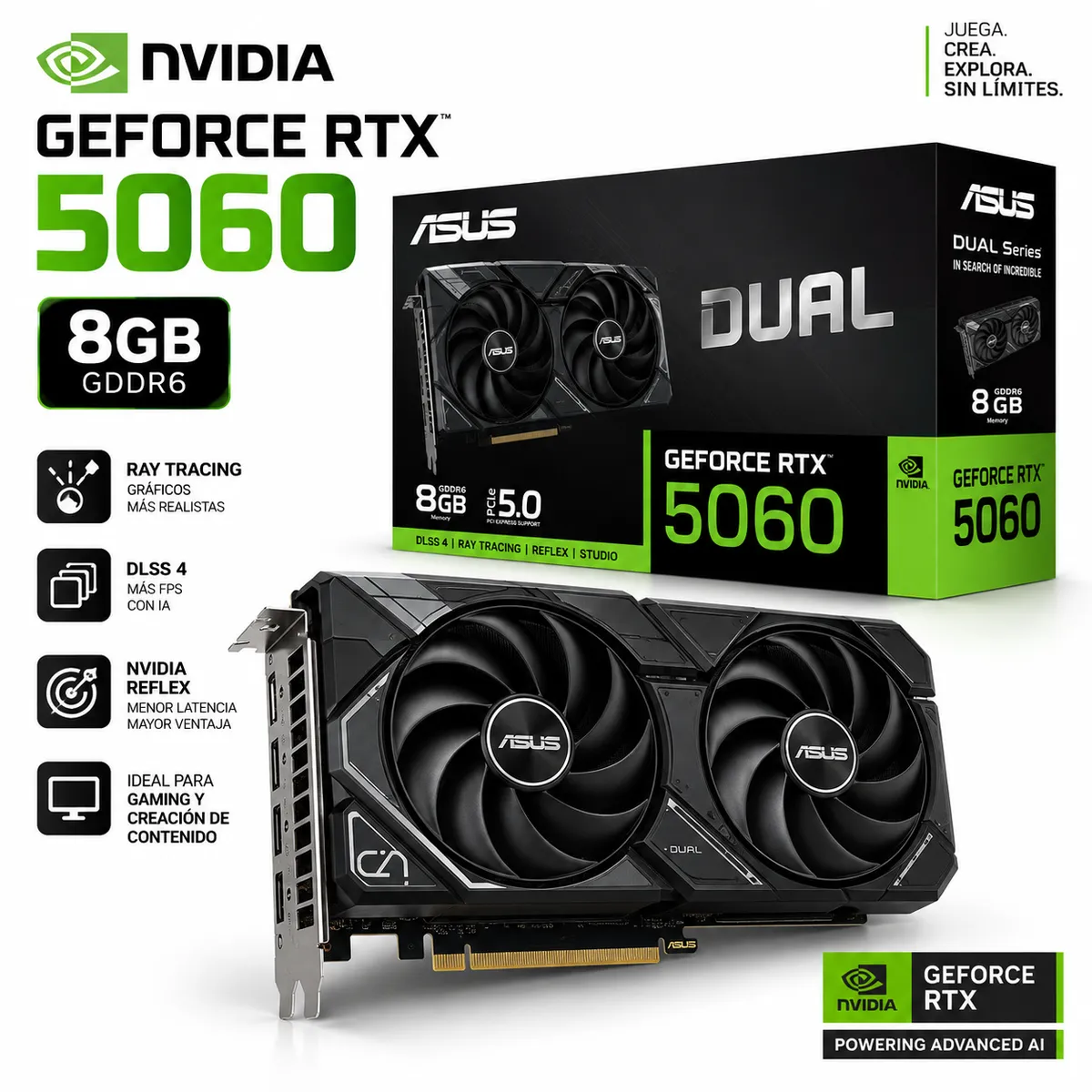 POWER GROUP - PC Gamer Ryzen 5 5600G / RTX 5060 8GB / 32GB RAM / 512GB / 700W 80 PLUS BRONCE