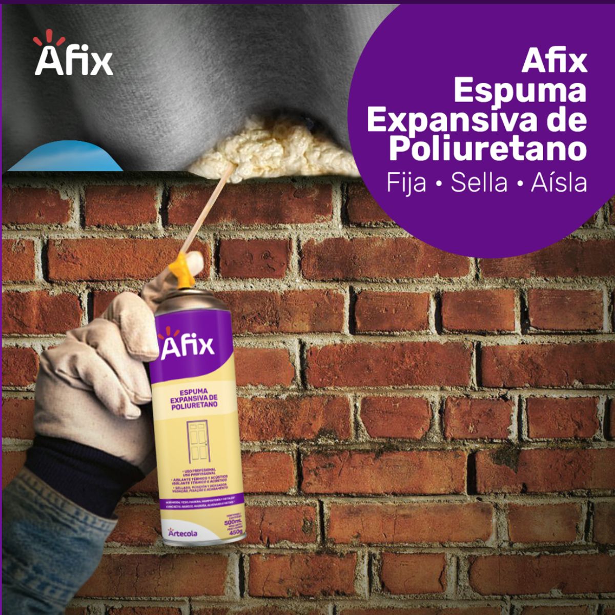 AFIX - Espuma expansiva 500 ml Afix