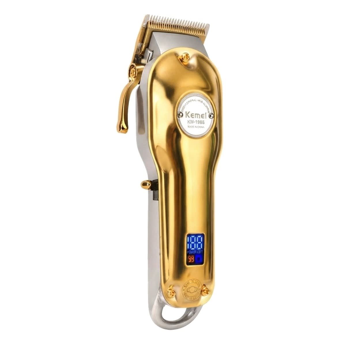 KEMEI - Peluquera Kemei Km-1986 Profesional Recargable Metálica