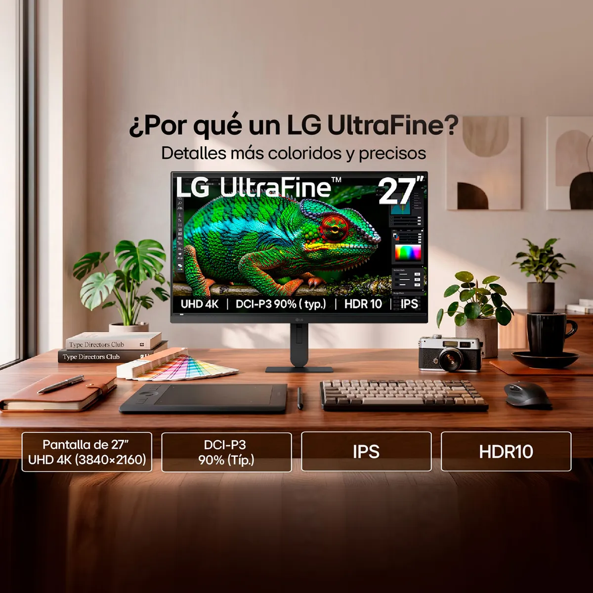 LG - Monitor LG 27U710B-B UltraFine UT IPS 27 UHD 4K