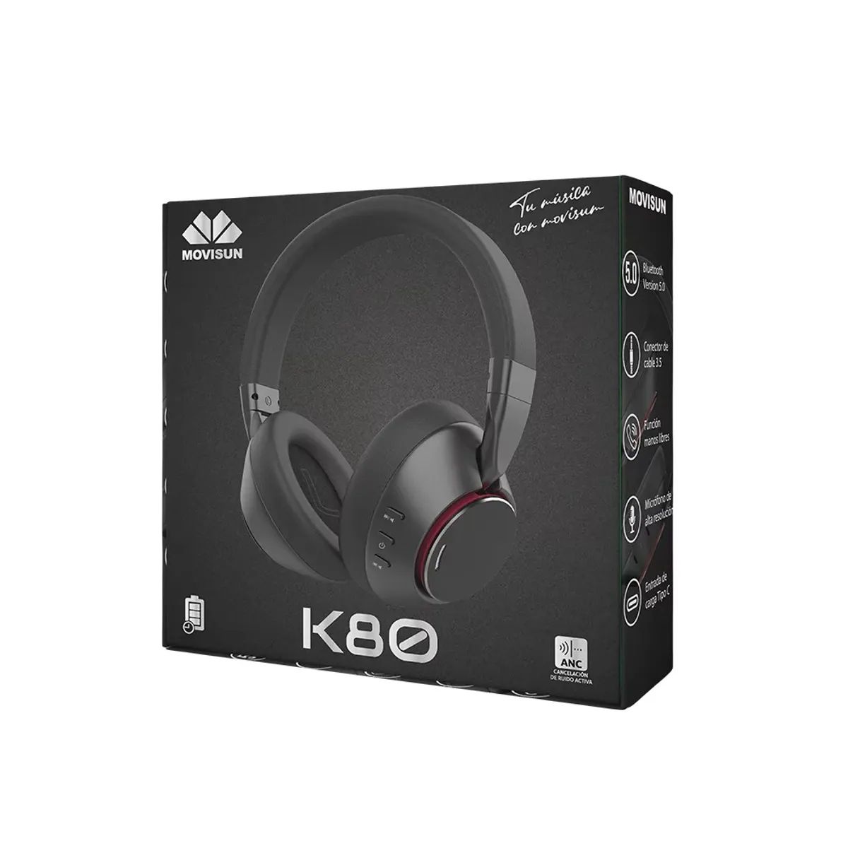 MOVISUN - MOVISUN K80 Bluetooth 5.0