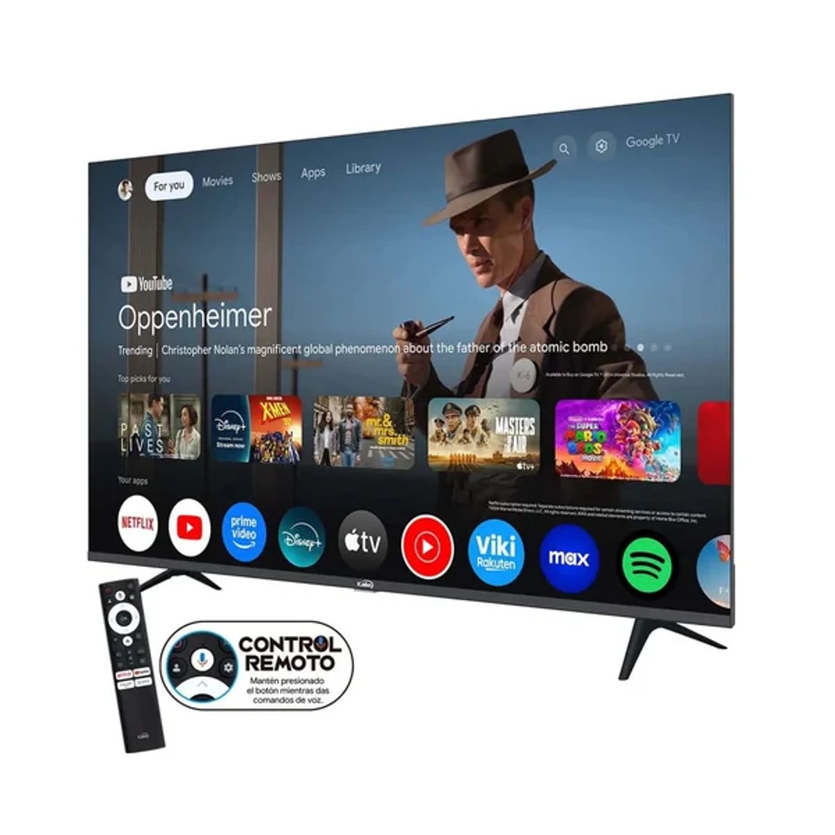 KALLEY - Televisor Smart TV Kalley 43” QLED FHD