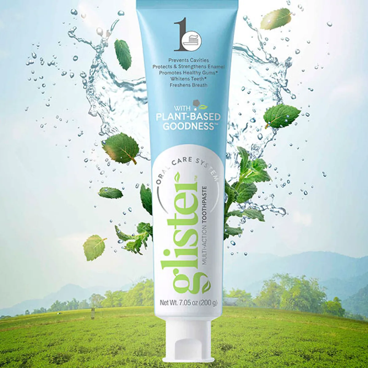AMWAY - Glister Crema Dental refrescante Amway Glister Multiacción de Amway (presentación de 200 g)