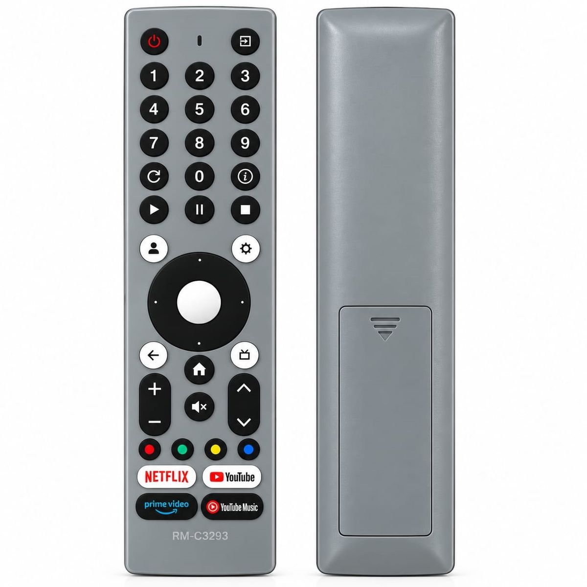 GENERICO - Control Remoto JVC Smart TV RM-C3293 con Accesos Directos a Aplicaciones
