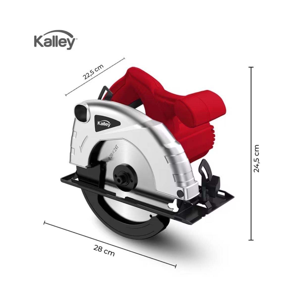 KALLEY - Sierra Circular Kalley 1300W 7-1/4 Corte 65mm