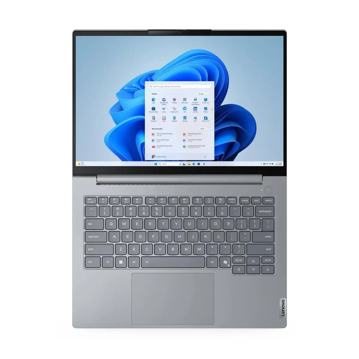 Lenovo - Portátil Lenovo ThinkBook 14 Intel Core 7 240H 24GB RAM 512GBSSD 14" WUXGA Silver Aluminio
