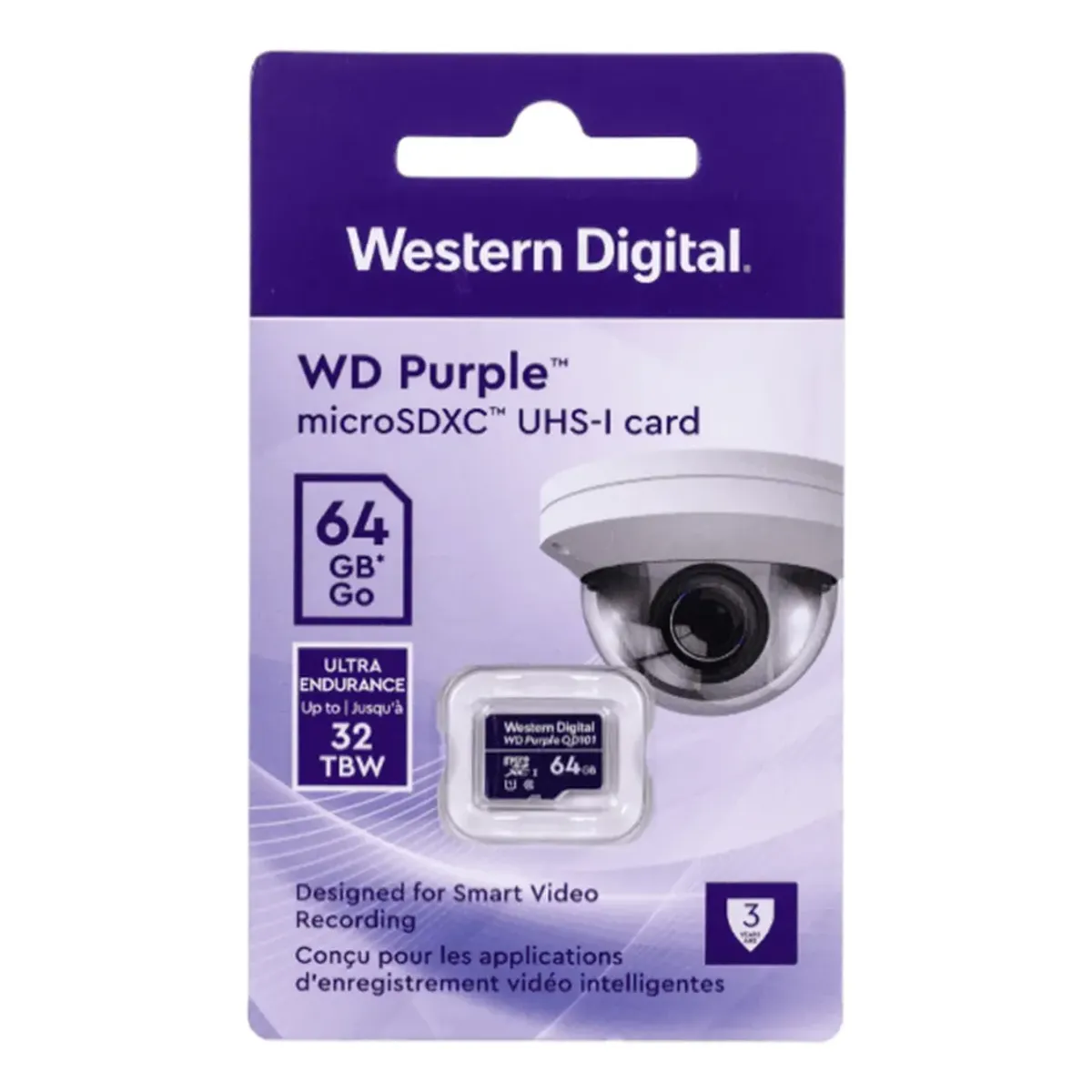 WESTERN DIGITAL - Tarjeta De Memoria Western Digital  Wd Purple 64gb