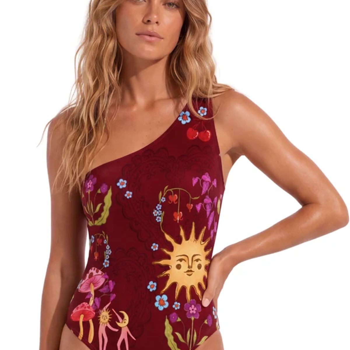 MOMPOSSINA - LOVESSENCE ONE SHOULDER ONE PIECE