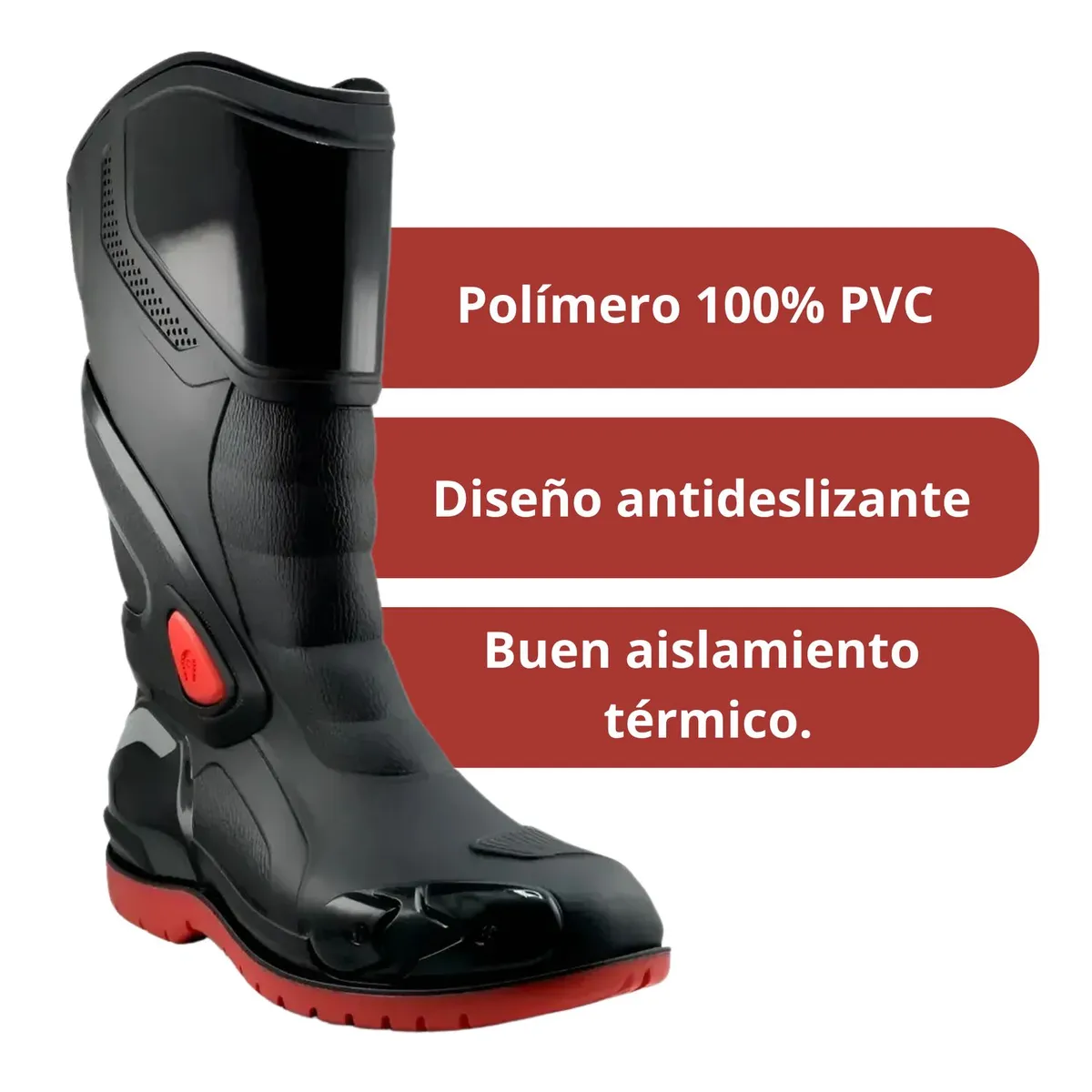 VENUS - Botas De Caucho Antideslizante Motociclista