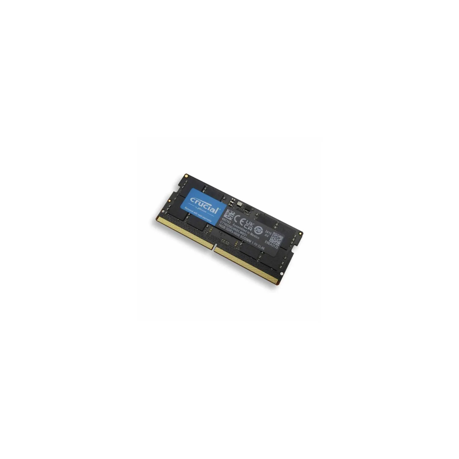 Módulo de Memoria SODIMM CRUCIAL 16GB DDR5 5600MHz para Velocidad