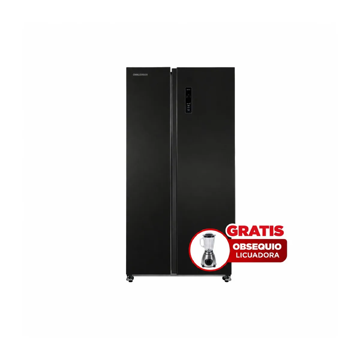 CHALLENGER - Nevecón Side By Side Challenger 525 Litros Netos Inverter Dark Inox SBS525