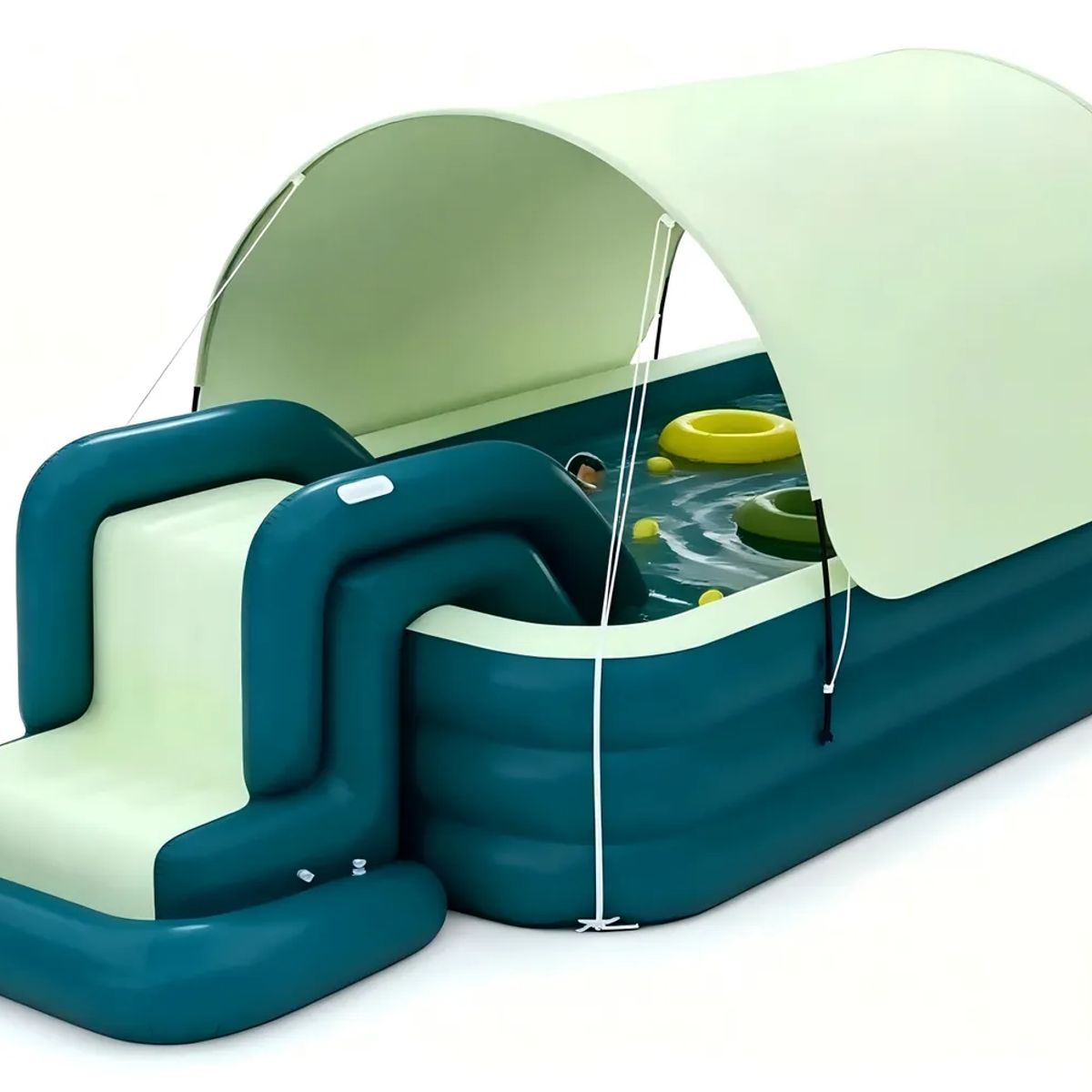 AFVENTURA - Inflatable Swimming Pool For Families With Slide