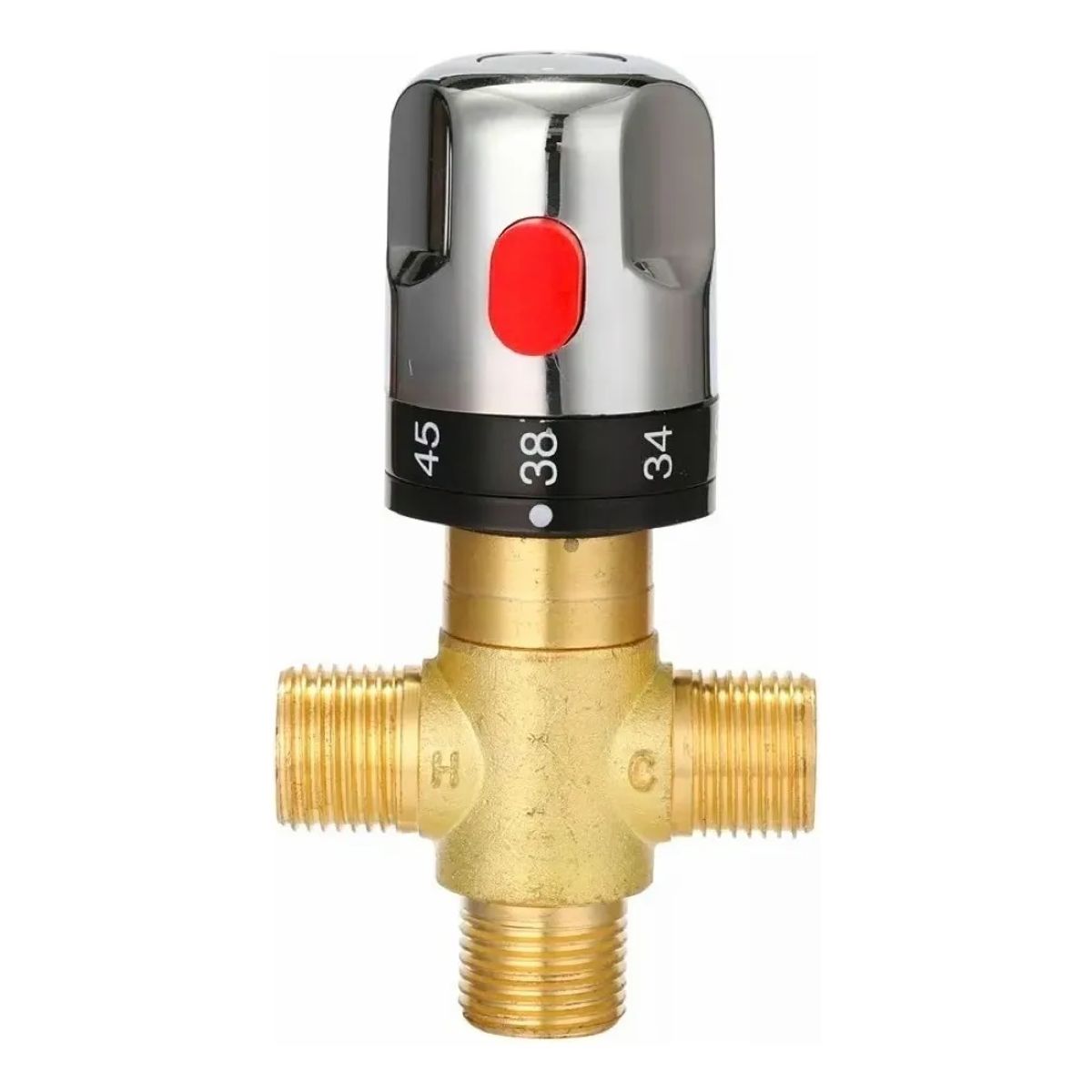 QUICK - Válvula Mezcladora Termostática Ajustable 3baño Latón Agua