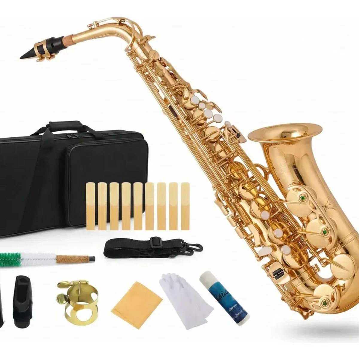 U BUY - Saxofón Alto Mi Bemol  Con Accesorios