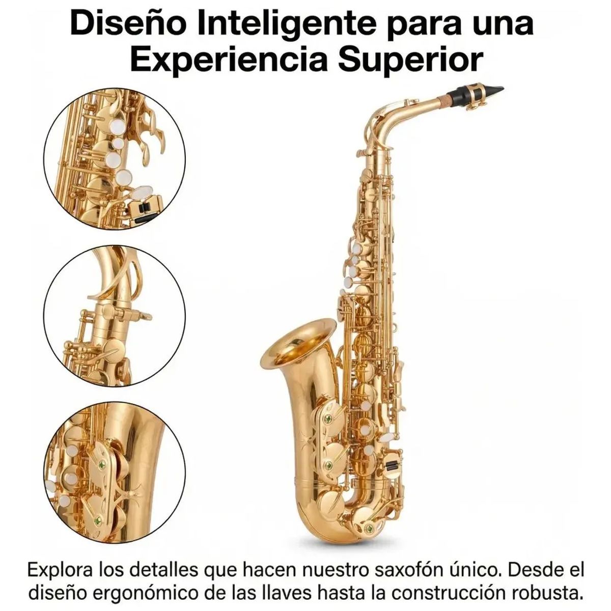 U BUY - Saxofón Alto Mi Bemol  Con Accesorios
