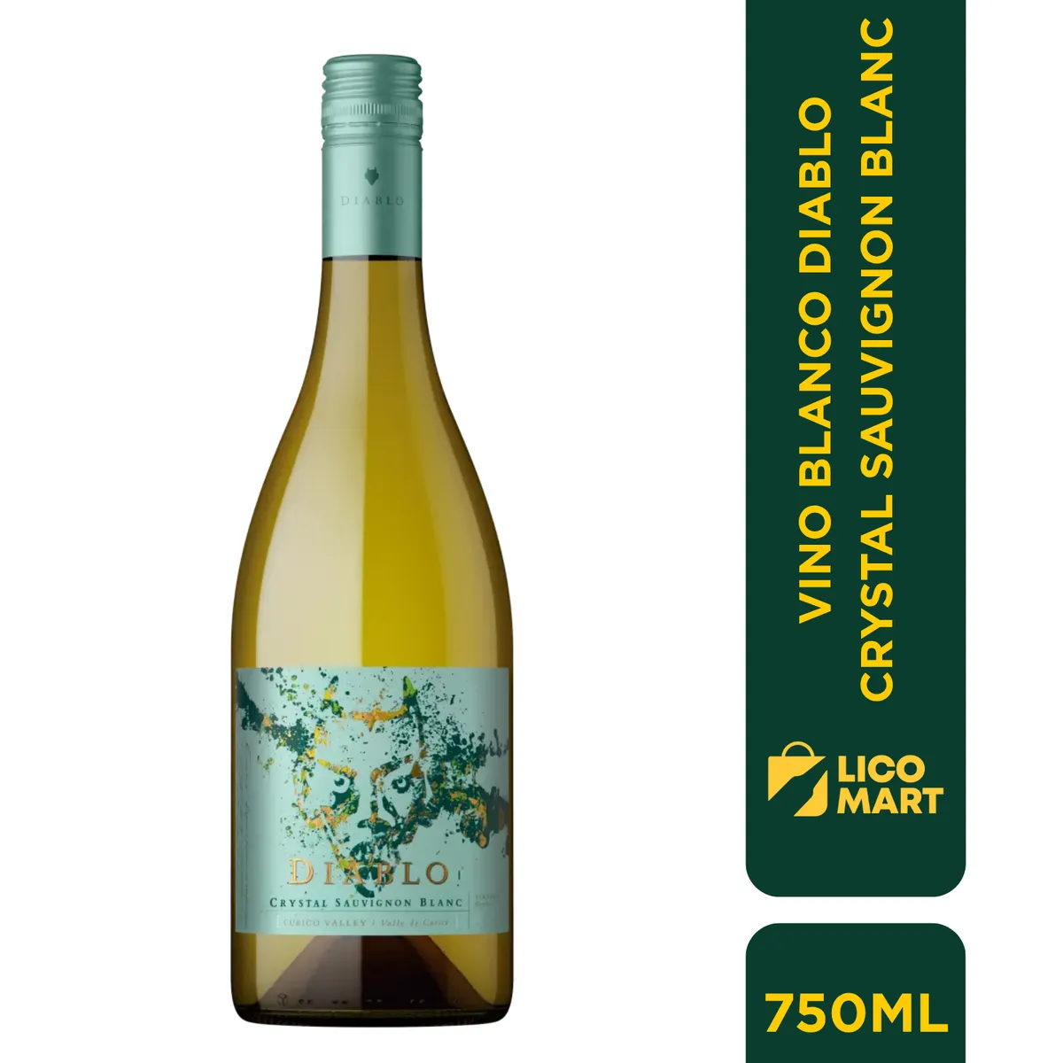 CONCHA Y TORO - VINO BLANCO DIABLO CRYSTAL SAUVIGNON BLANC 750 ML