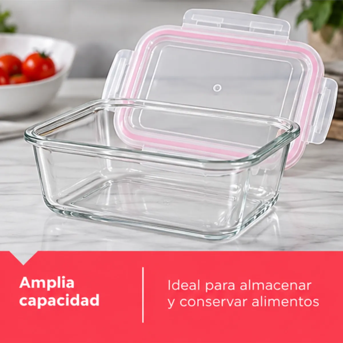 OTRAS MARCAS - Set de 4 Refractarias de Vidrio Innovar -INN001