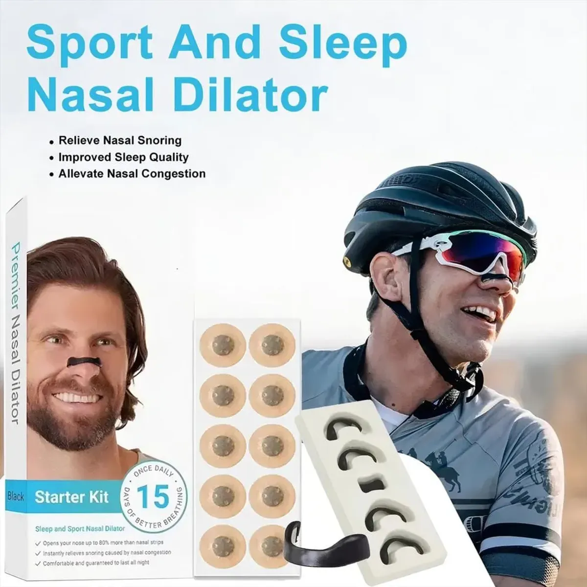 CLEAN - Dilatador Nasal Magnético Antironquidos No Generico