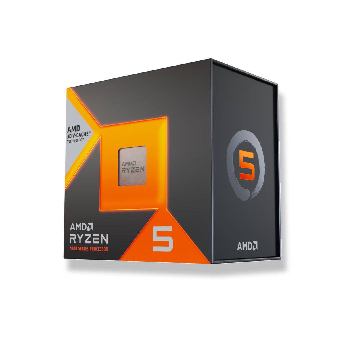 AMD - Procesador de Alta Velocidad AMD RYZEN 5-7600X 3D 6 Core AM5 con Eficiencia Gráfica Avanzada