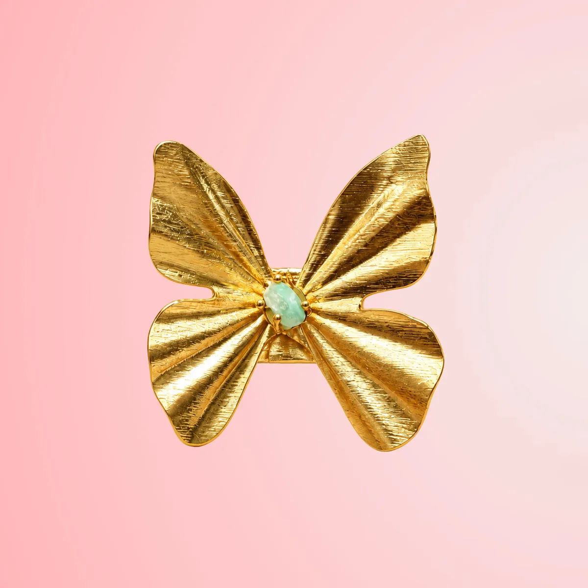 SCARLETT - Anillo Mariposa Esmeralda  Realismo Magico Scarlett