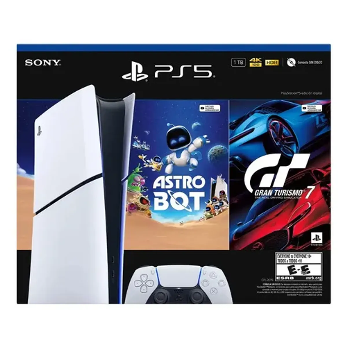 SONY - Ps5 Hw 2015 cfi-2015b01x Digital Gt7 Astro - Latam Blanco