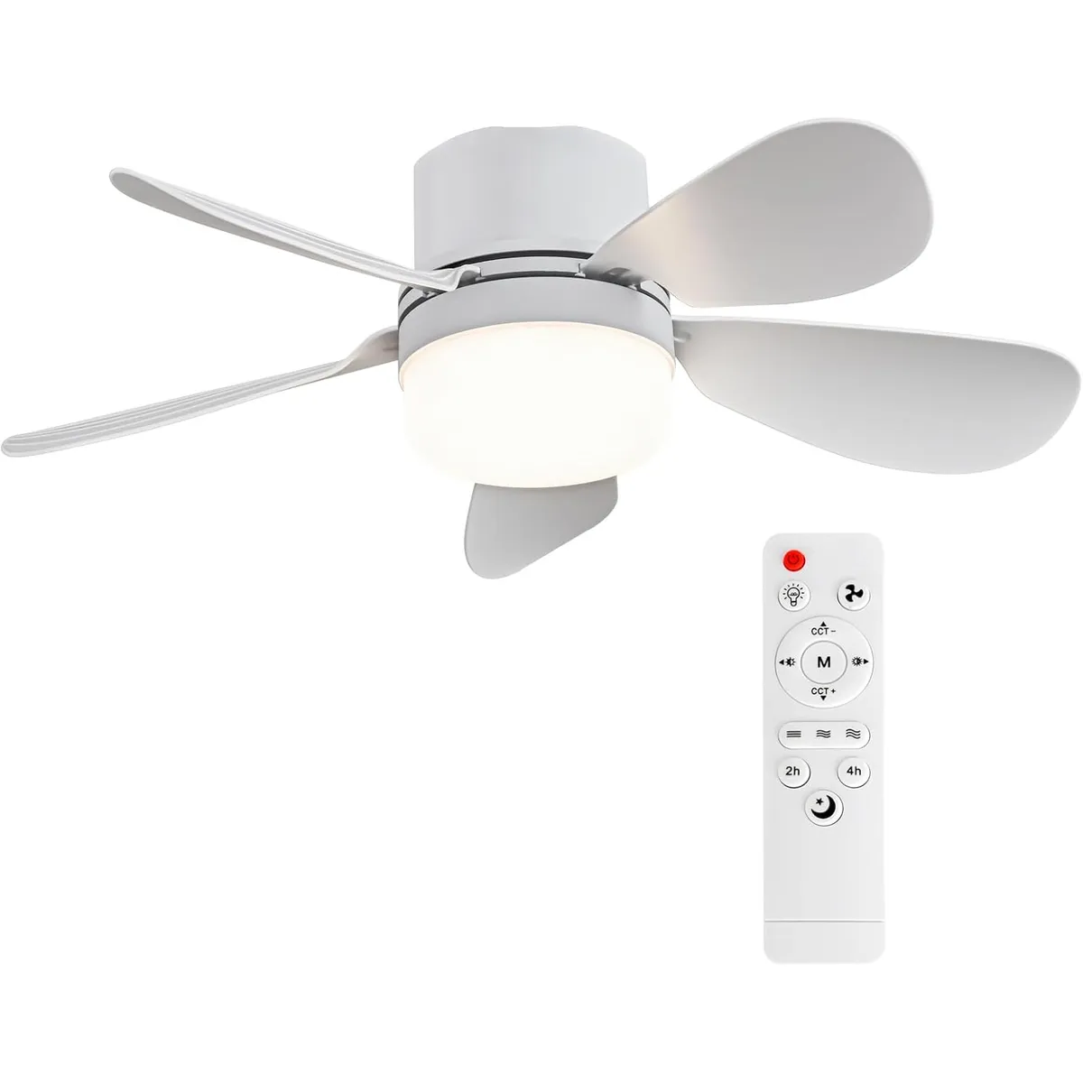 AIR - Ventilador de Techo con Luz LED y Control Remoto – Socket E26/E27