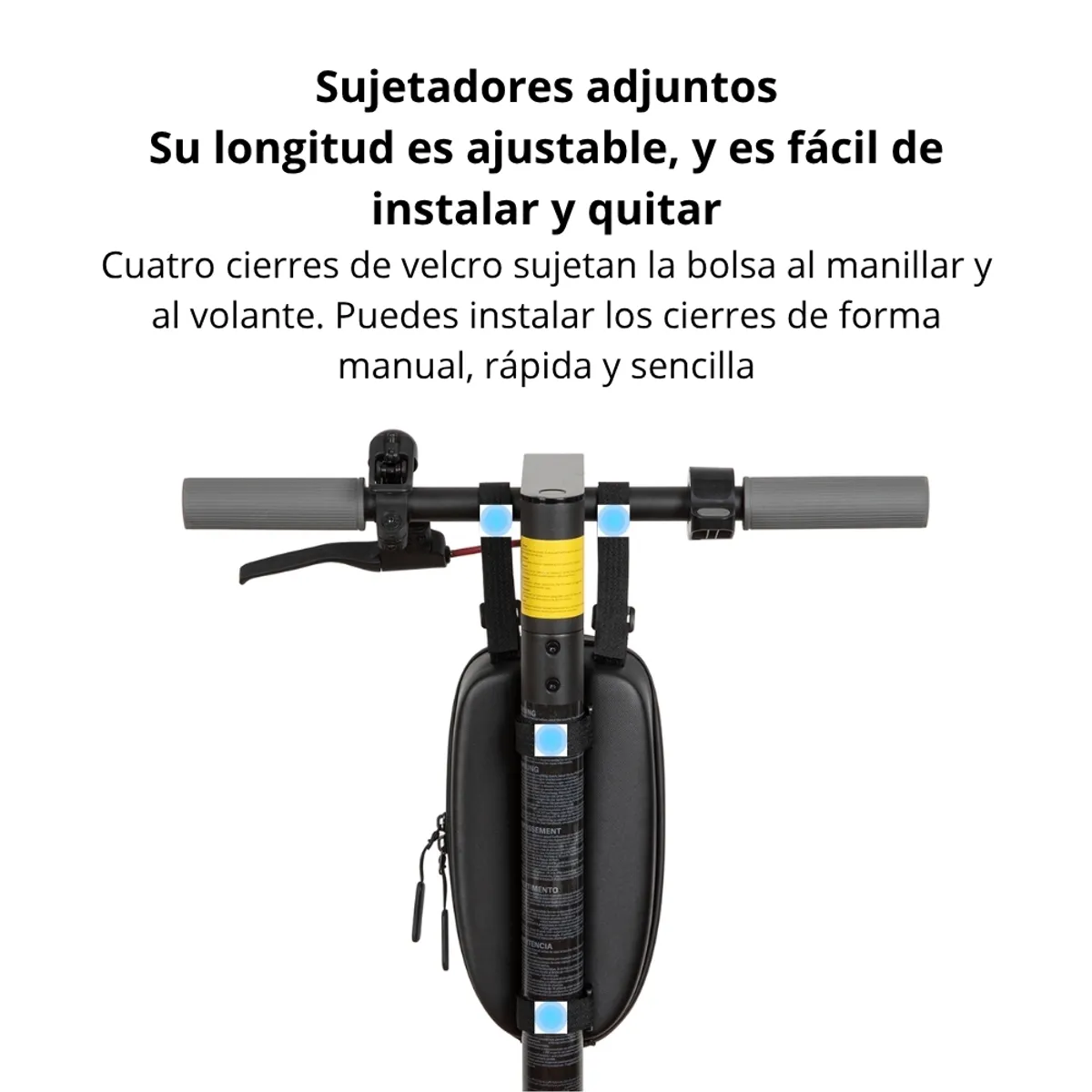 XIAOMI - Bolso Xiaomi Para Scooter Eléctrico Diseño Rígido Compartimentos Múltiples Protección Contra Golpes