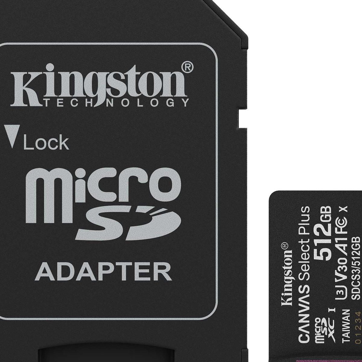 KINGSTON - Tarjeta de Memoria Micro SD KINGSTON 512GB CANVAS SELECT PLUS Clase 10 