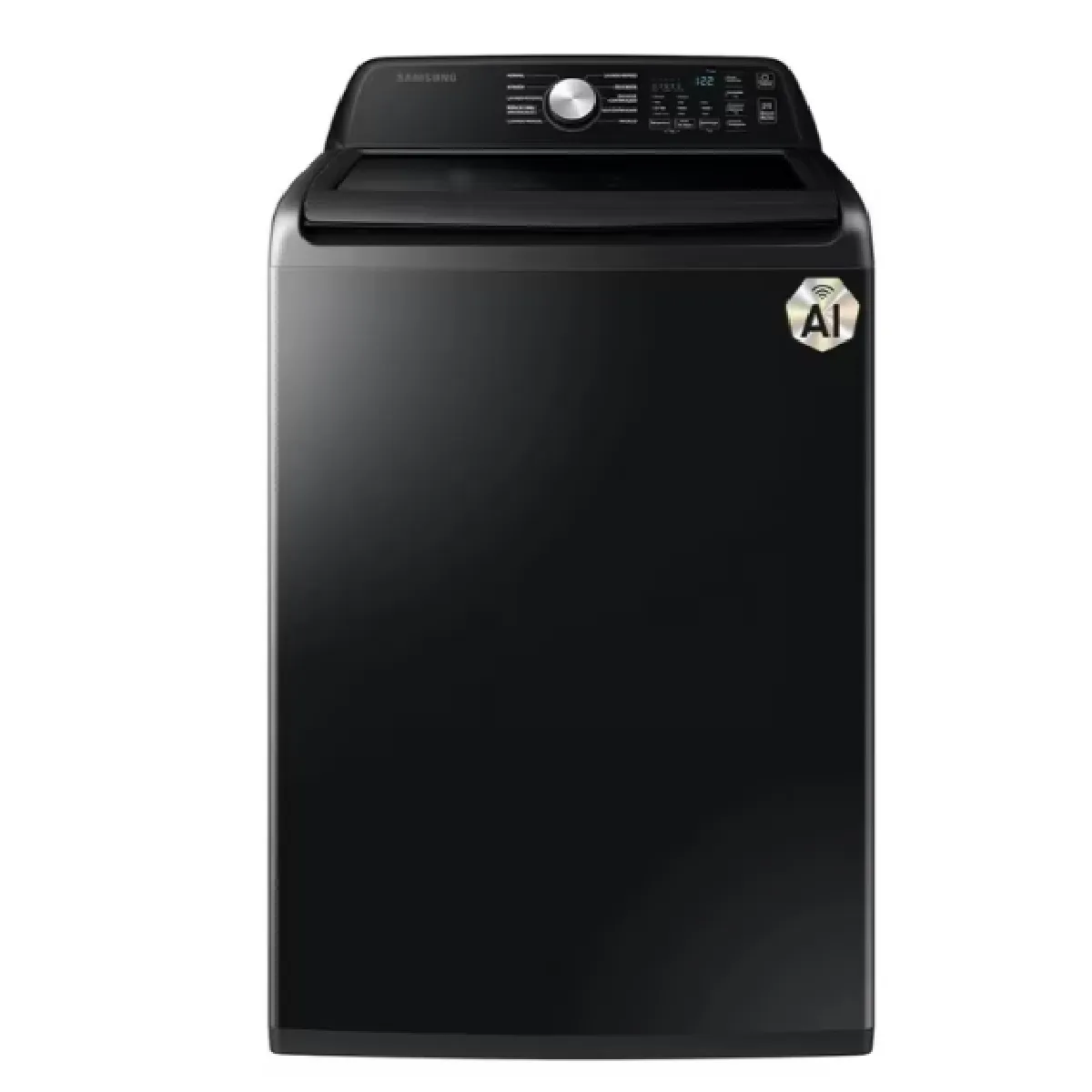 SAMSUNG - Lavadora Samsung 23 Kg Carga Superior AI Wash Negra WA70H23SPBCO