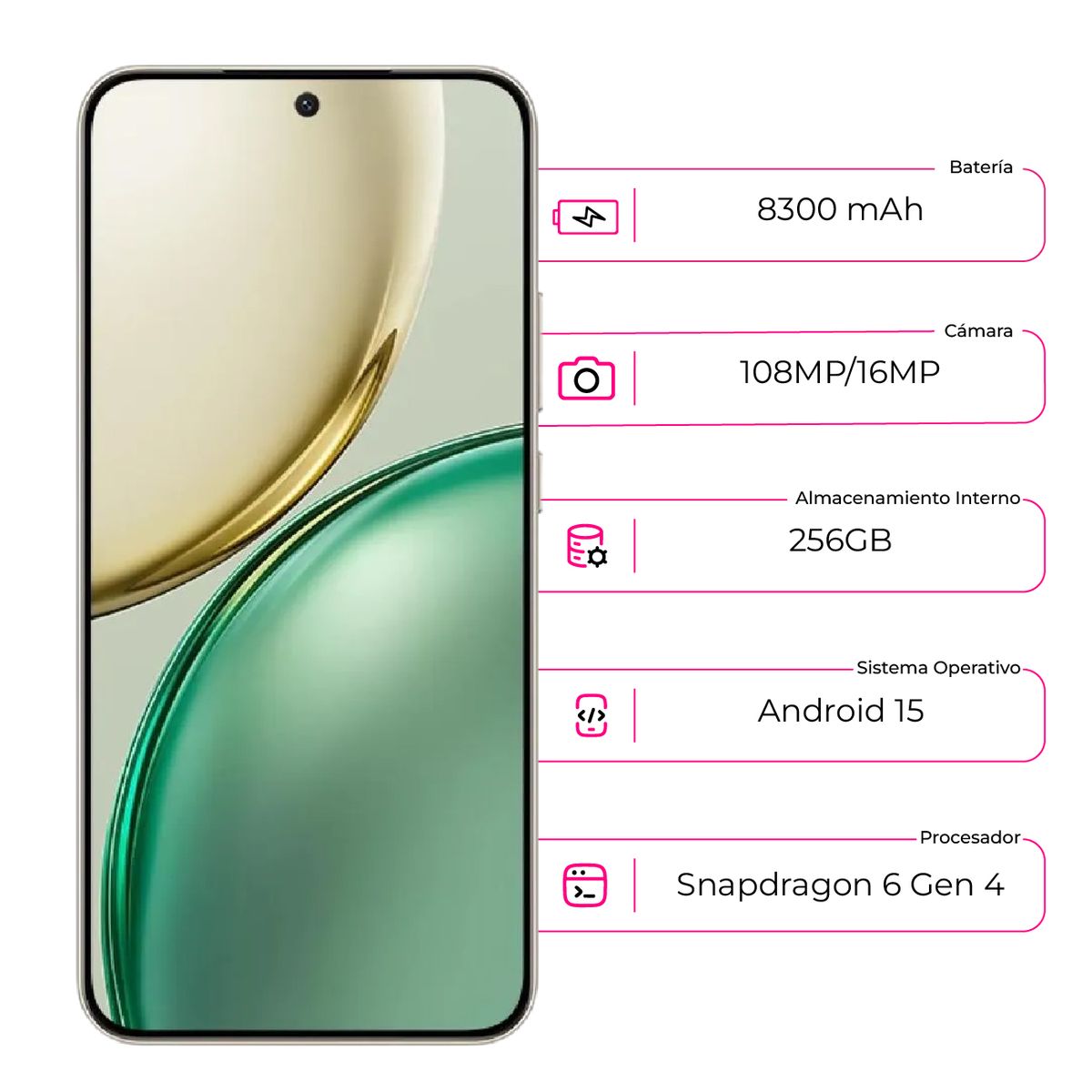 HONOR - Celular Honor Magic 8 Lite 5G 512Gb 8Ram