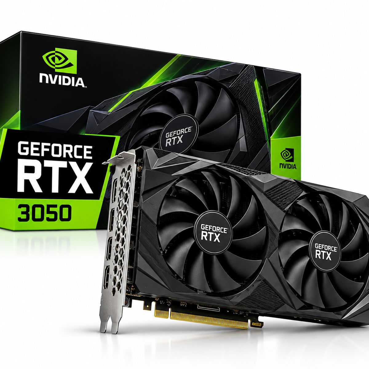 NVIDIA - Tarjeta Gráfica NVIDIA RTX 3050 6GB GDDR6 – Alto Rendimiento para Gaming y Diseño