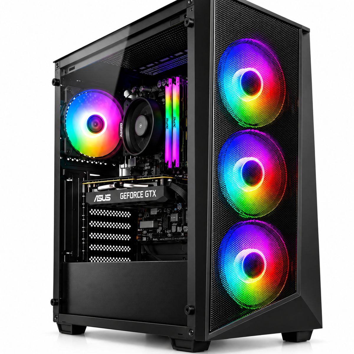 POWER GROUP - PC GAMER RYZEN 5 5500 + GTX 1650 ASUS 4GB | 16GB RAM | SSD 1TB | 600W 80+BRONZE | COMBO 4 EN 1