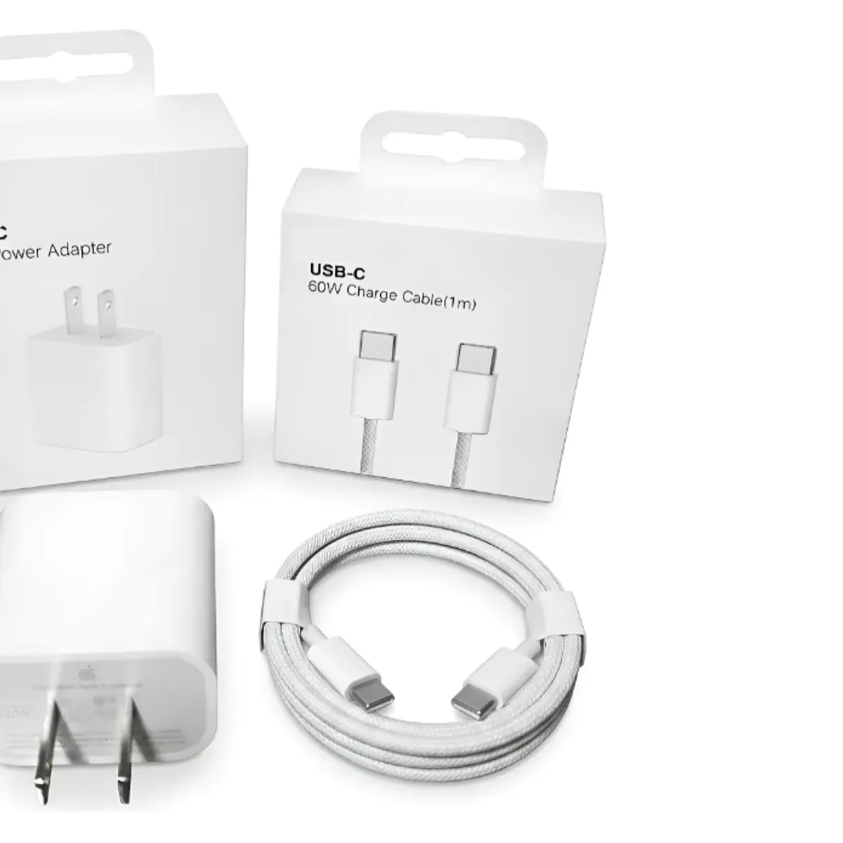 GENERICO - Cubo Cargador 20w Carga Rápida + cable 1m C a C Compatible Para iPhone 15 /16 /17 /18 Pro Max  