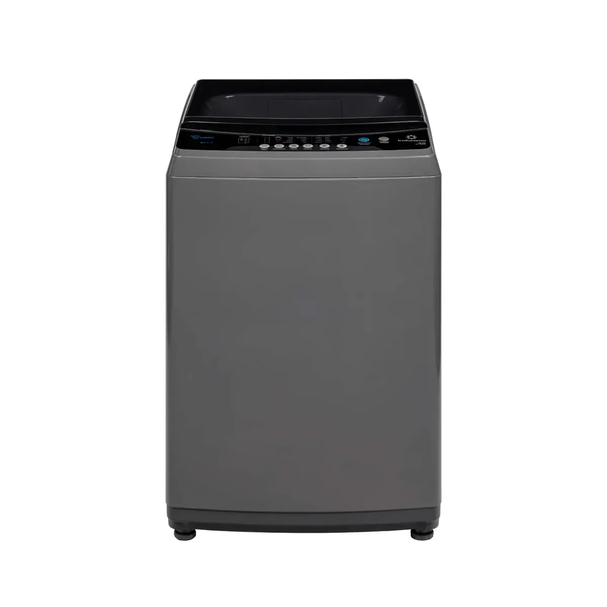 INDURAMA - Lavadora Carga Superior Indurama 18 Kg (39 Libras) Automática Gris LRI-18DGRI
