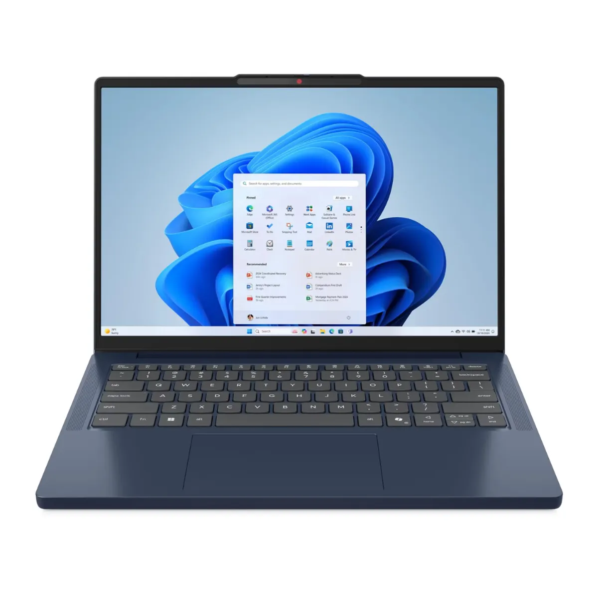 Lenovo - Portatil Lenovo Ideapad 3 Core 5 210h Ram 16gb Ddr5 Ssd 512gb 14" Fhd