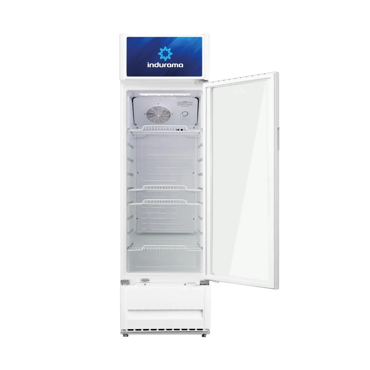INDURAMA - Vitrina Indurama VFV-211 Blanco Comercial 216Lt