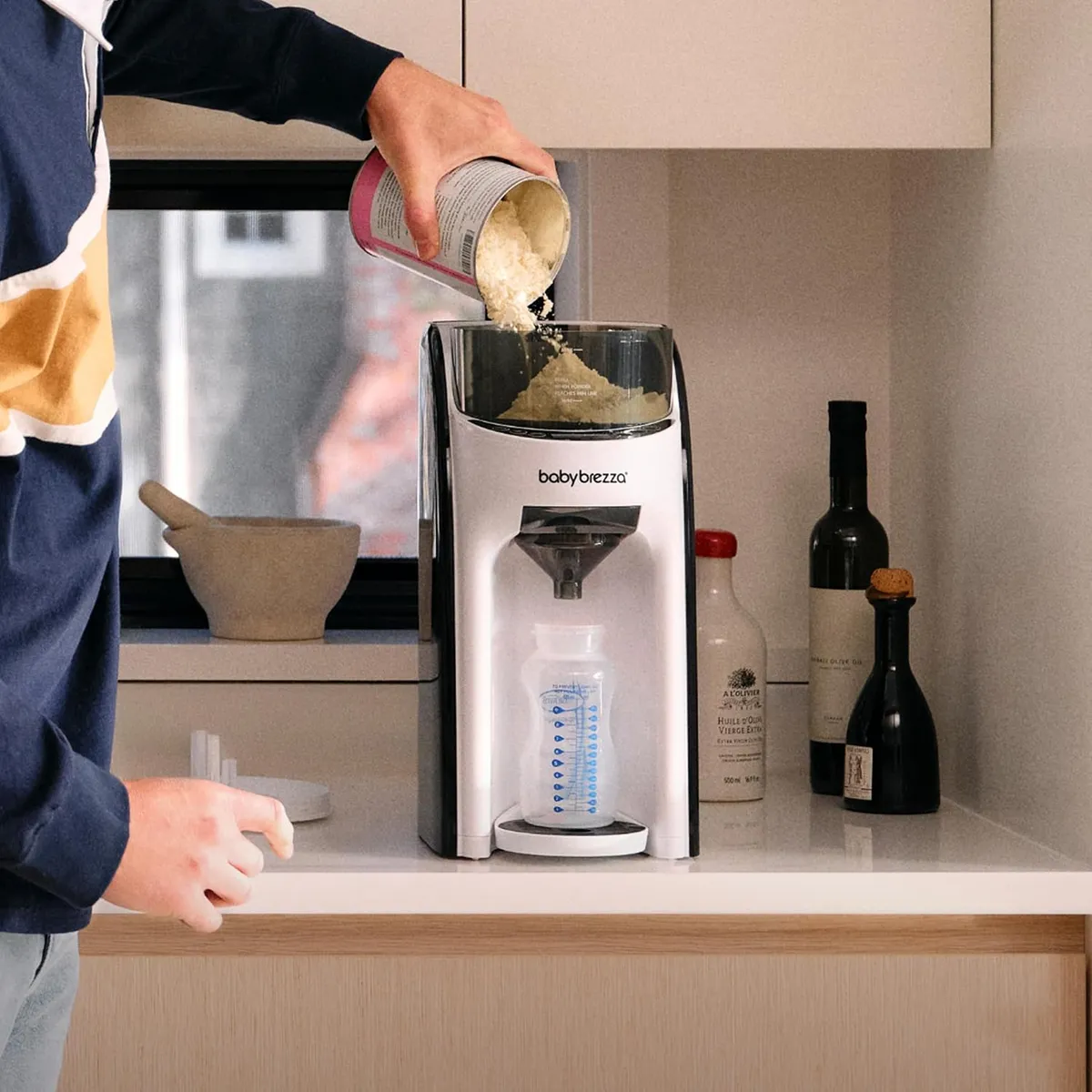 BABY HOME - Dispensador de fórmula Baby Brezza Pro Advanced Máquina Automatica para hacer Teteros Bebé