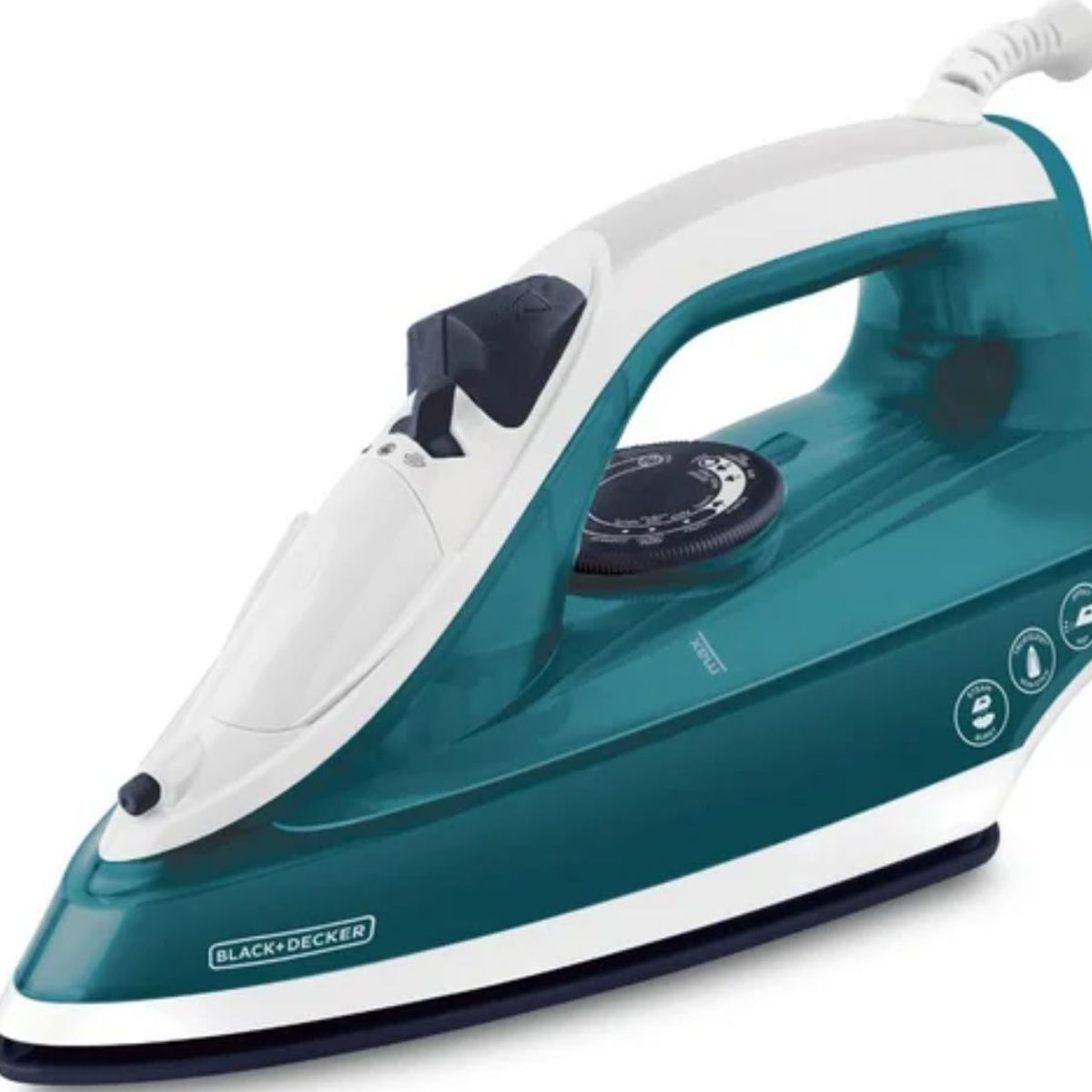 BLACK+DECKER - Plancha de Ropa BLACK+DECKER Vapor IRBD365 Trueglide Azul Agumarina