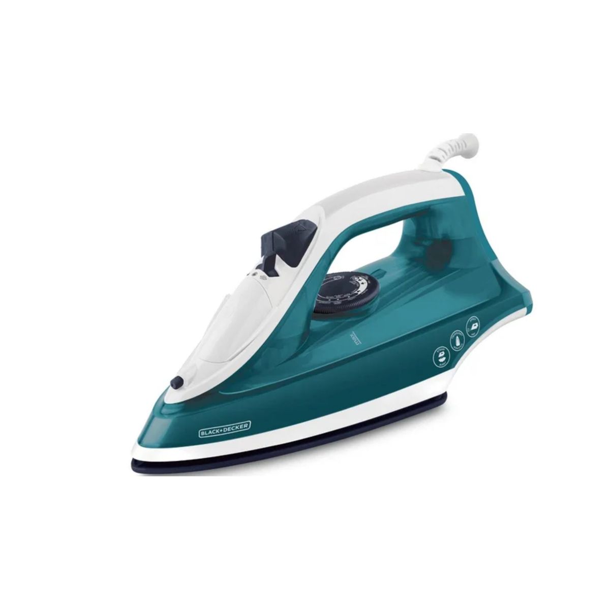 BLACK+DECKER - Plancha de Ropa BLACK+DECKER Vapor IRBD365 Trueglide Azul Agumarina
