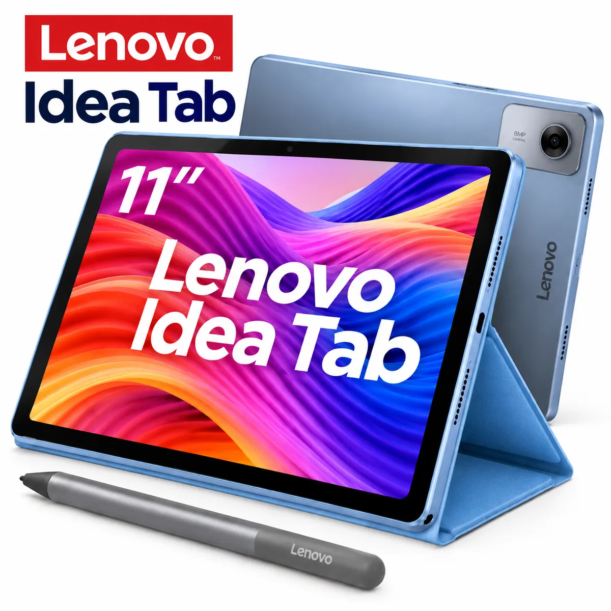Lenovo - Tablet Lenovo Idea Tab 128GB | Pantalla 11 pulgadas | 8GB RAM | Camara Posterior 8MP | Camara Fronta