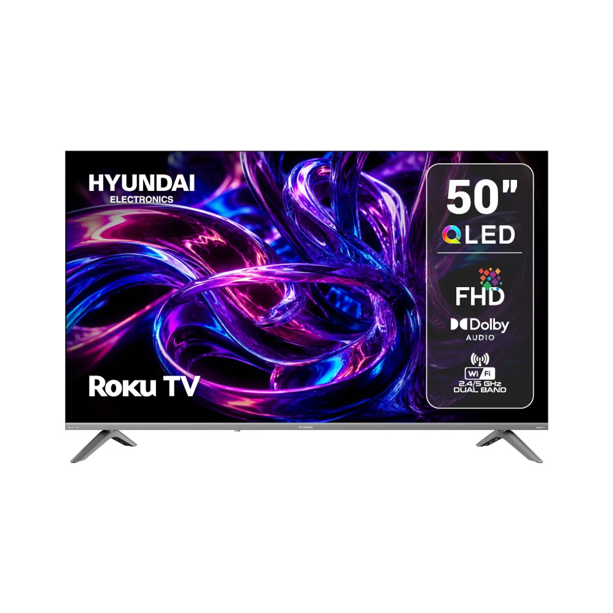 HYUNDAI - Televisor HYUNDAI 50" Smart Roku TV FULLHD QLED HYLED5031FQR