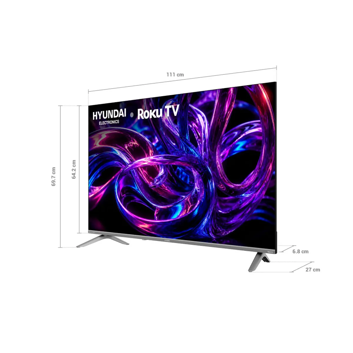 HYUNDAI - Televisor HYUNDAI 50" Smart Roku TV FULLHD QLED HYLED5031FQR