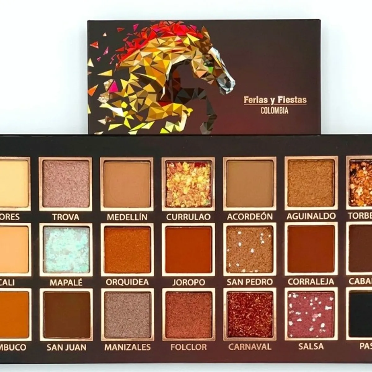 ENGOL COLLECTIONS - Paleta Sombras De Ojos Ferias Y Fiestas X21 Tonos Variados Engol Soq-217