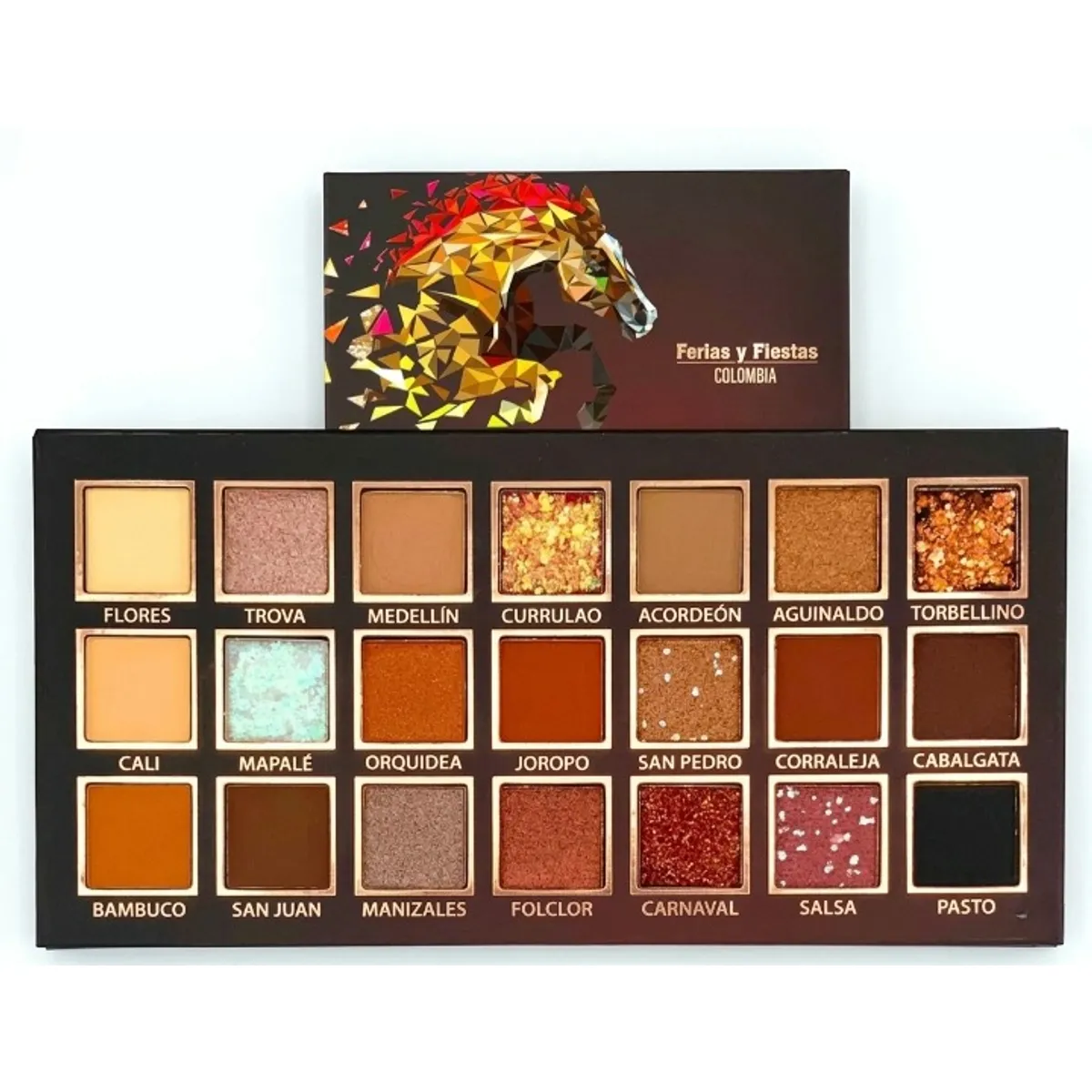 ENGOL COLLECTIONS - Paleta Sombras De Ojos Ferias Y Fiestas X21 Tonos Variados Engol Soq-217