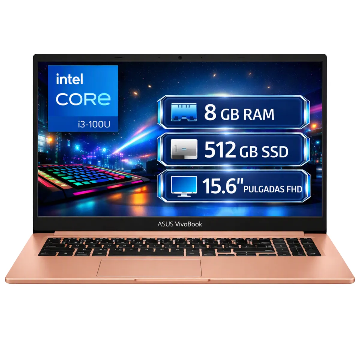 ASUS - Portatil ASUS Vivobook Core 3 C3 100U 8GB 512GB SSD 15.6 FHD