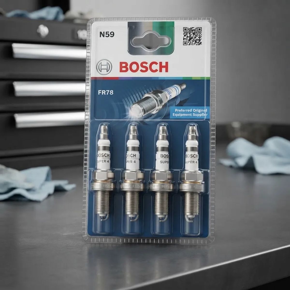 BOSCH - Bujías Bosch Super 4 Electrodos Mazda Renault Volkswagen