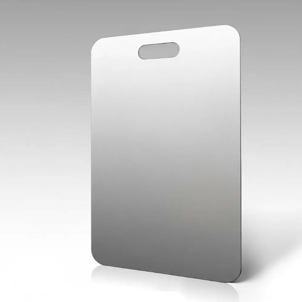 AMERICAN GENERICS - Tabla Para Picar De Acero Inoxidable Antibacteriana 30x20 cm