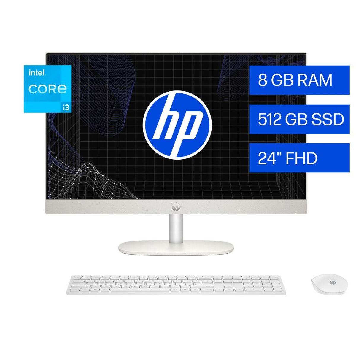 HP - Todo en un HP 24-cr0350la Intel  Core i5-1334U 8GB 512 GB SSD Windows 11 Home